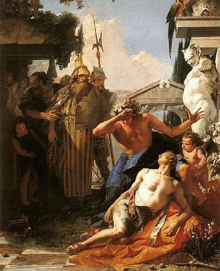 Giovanni Battista Tiepolo The Death of Hyacinthus Spain oil painting art